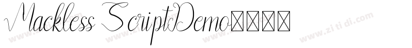 Mackless ScriptDemo字体转换